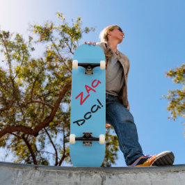 Skateboard Planche à roulettes Edge Zag Dog Bleu