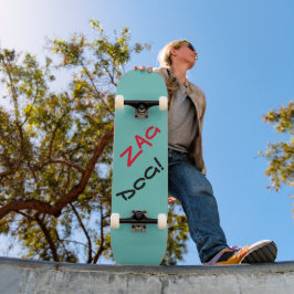Skateboard Planche à roulettes Edgy Zag Dog sarcelle