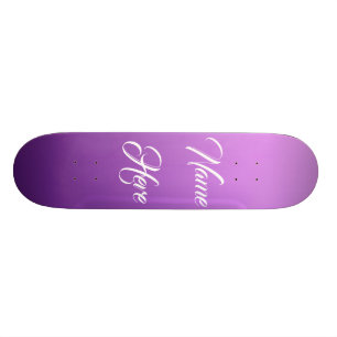 Skateboard Planche à roulettes faite sur commande pourpre