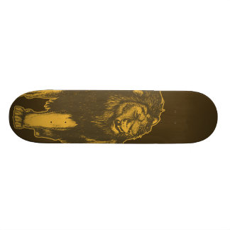 Skateboard Planche à roulettes fière de lion