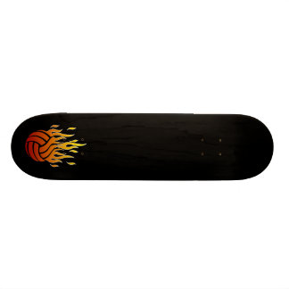 Skateboard Planche à roulettes flamboyante de volleyball