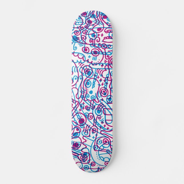 Skateboard Planche à roulettes fraîche avec les graphiques (Recto)