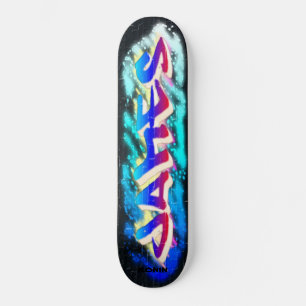 Skateboard Planche à roulettes graffiti personnalisée JAMES
