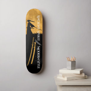Skateboard Planche à roulettes Guerrier Samouraï