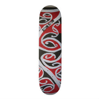 Skateboard Planche à roulettes inspirée maorie de requin de