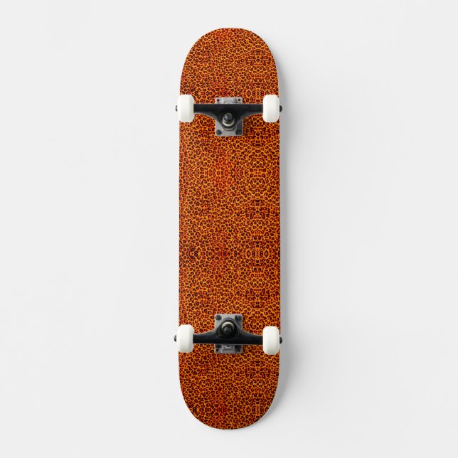 Skateboard Planche à roulettes Leopard Texture (Recto)