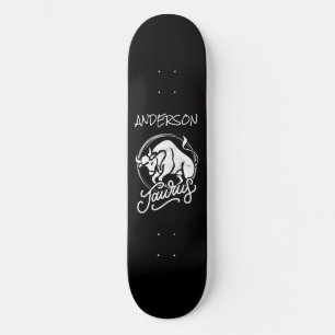 Skateboard planche à roulettes - logo Zodiac personnalisé - l