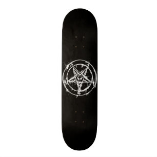 Skateboard Planche à roulettes malpropre noire de Baphomet
