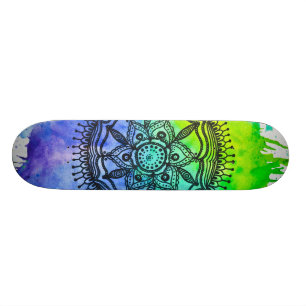 Skateboard Planche à roulettes   Megaflora de mandala