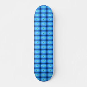 Skateboard planche à roulettes montante de bleu de mouettes