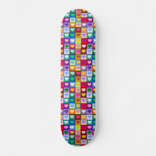 Skateboard Planche à roulettes multicolore de filles de