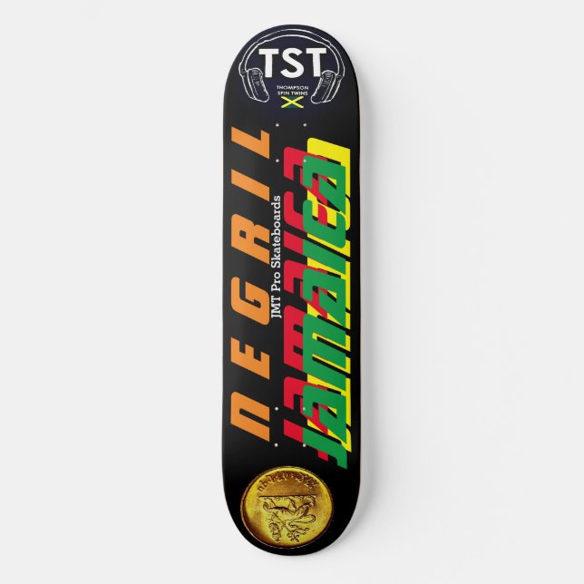 Skateboard Planche à roulettes NEGRIL  JMT 8 1/2" (Recto)