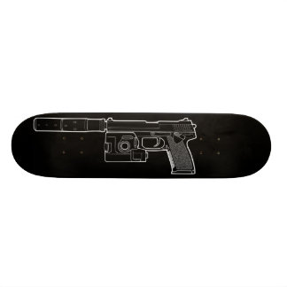 Skateboard Planche à roulettes noire de la MARQUE 23