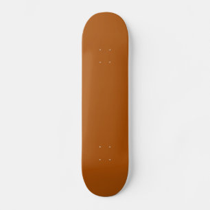 Skateboard Planche à roulettes orange brûlé uni