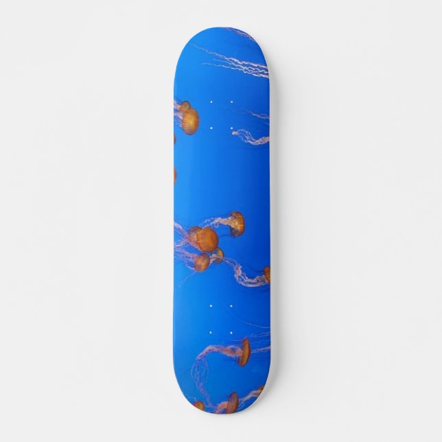 Skateboard Planche à roulettes Orange Jellyfish (Devant)