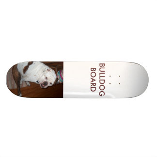 Skateboard Planche à roulettes "panneau de bouledogue "