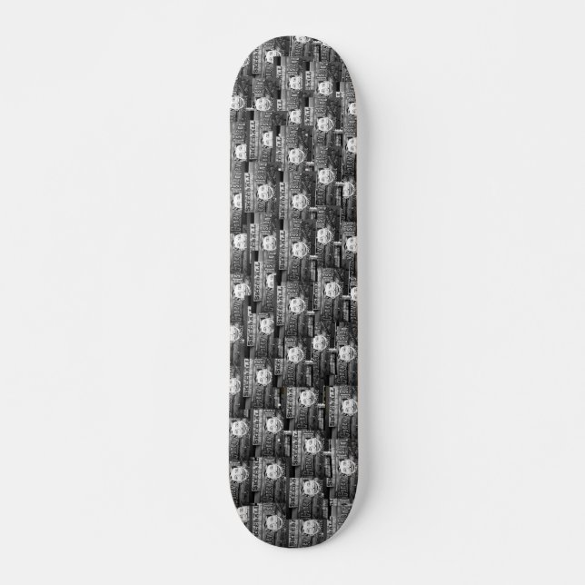 Skateboard Planche à roulettes personnalisée '50c Skeeball' (Devant)