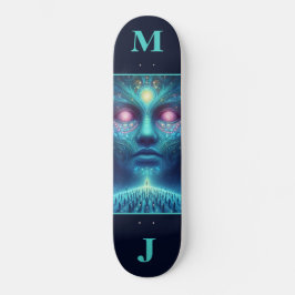 Skateboard Planche à roulettes personnalisée Alien de l'espac
