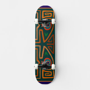 Skateboard Planche à roulettes péruvienne Inca Tribal Bird Sp