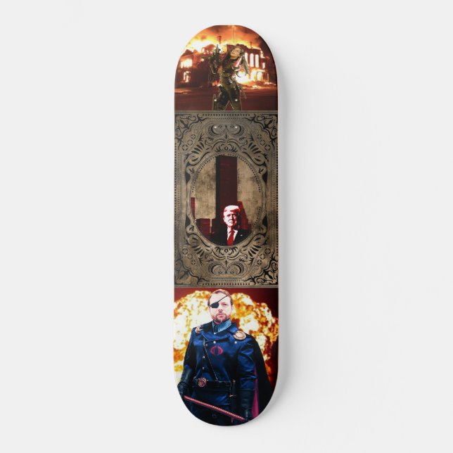 Skateboard planche à roulettes politique (Recto)