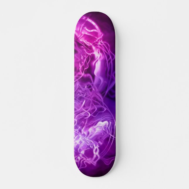 Skateboard Planche à roulettes pourpre (Devant)