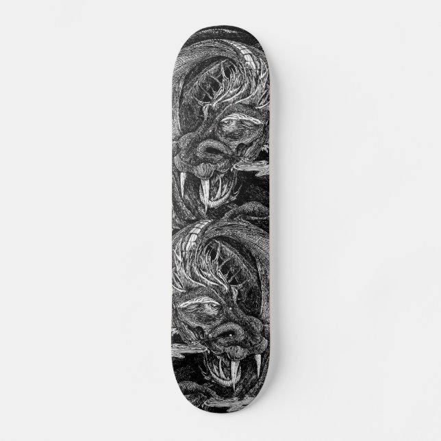 Skateboard Planche à roulettes principale de dragon (Recto)