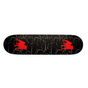 Skateboard Planche à roulettes rouge 2 de carlin