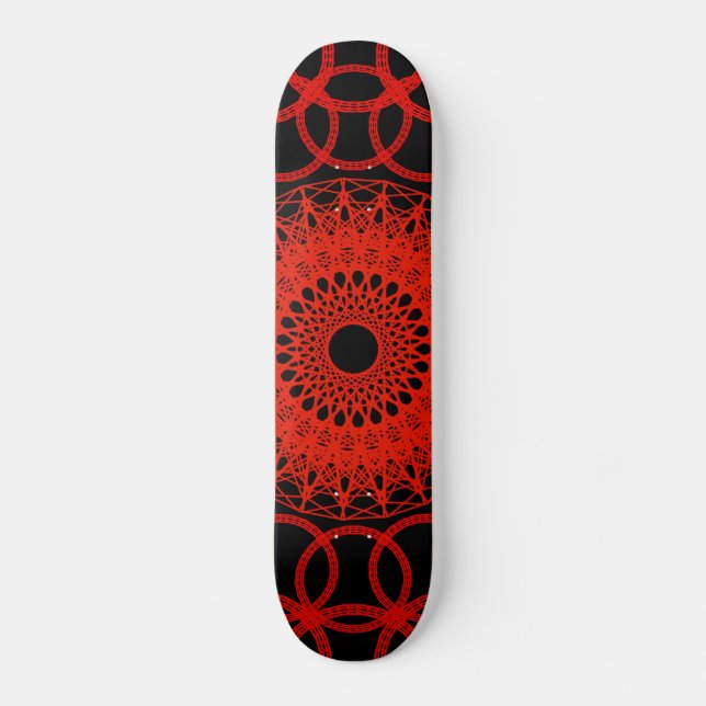 Skateboard Planche à roulettes sacrée de la géométrie (Recto)