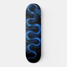 Planche à roulettes Serpent Bleu Électrique Cyberp