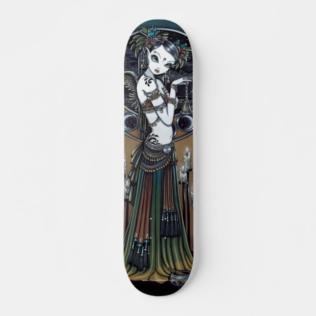 Skateboard Planche à roulettes tribale d'ange de danseur de (Devant)