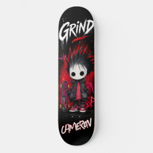 Skateboard Planche à roulettes urbaine avec graffiti emo pers