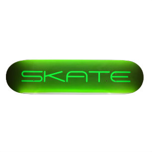 Skateboard Planche à roulettes verte au néon