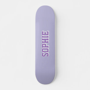 Skateboard Planche à roulettes violette personnalisée pour fi