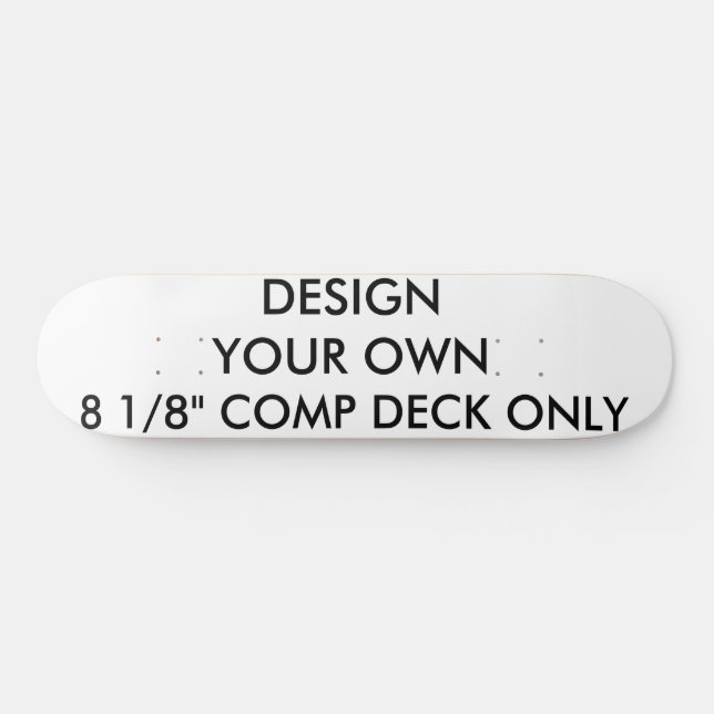 Skateboard Planche Comp Personnalisée 8 1/8" (Horz)