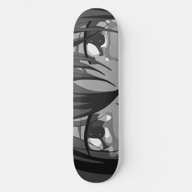 Skateboard Planche De Patinage Triste Anime Eyes (Recto)