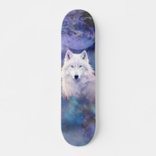 Skateboard Planche de skate Dark Moon White Wolf