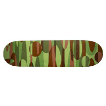 Planche de skate-forme verte et Brown