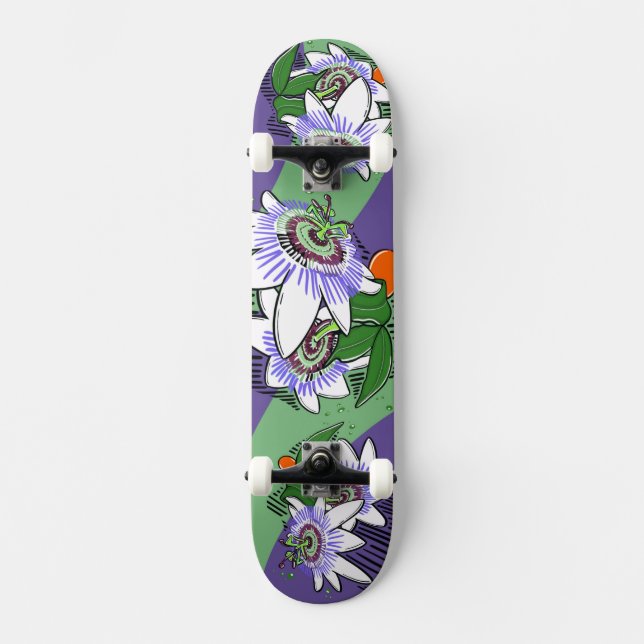 Skateboard Planche de skate Passionflower (Recto)