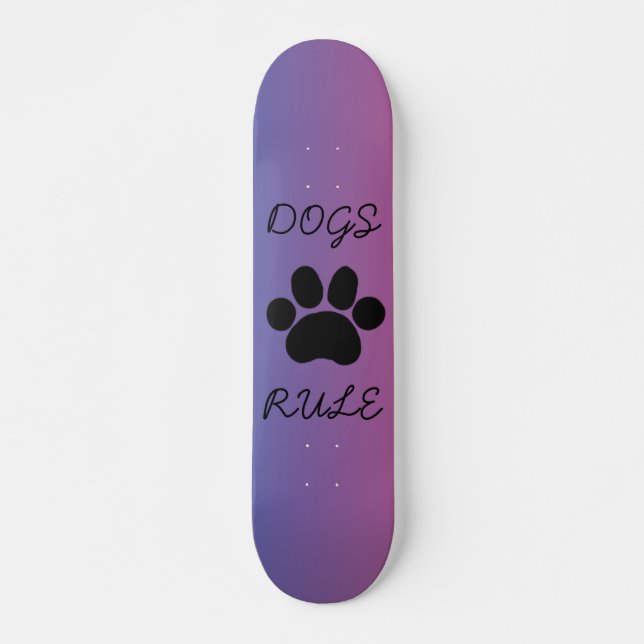 SKATEBOARD PLANCHER DES CHIENS (Devant)