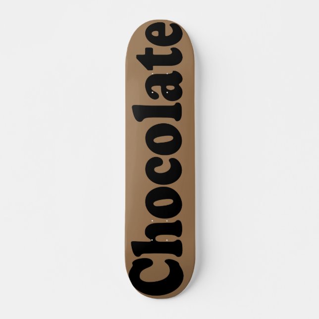 Skateboard Planches à roulettes de chocolat (Devant)