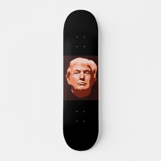 SKATEBOARD PLANCHES À ROULETTES DE DONALD TRUMP (Devant)