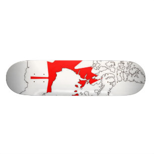 Skateboard Planches à roulettes de drapeau du Canada
