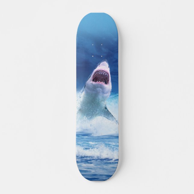 SKATEBOARD PLANCHES À ROULETTES DE FILM DE REQUIN (Devant)