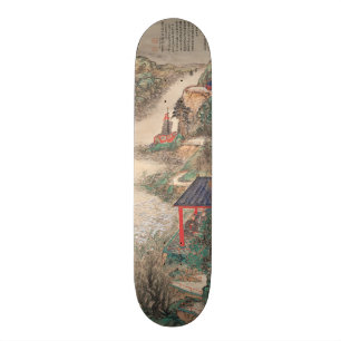 Skateboard Planches à roulettes japonaises d'art