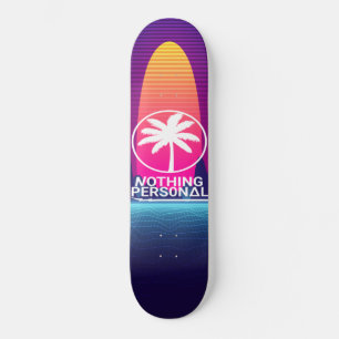 Skateboard Planches à roulettes Vaporwave Sunset