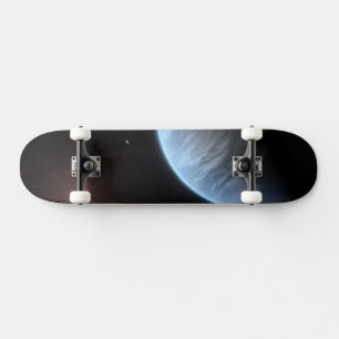 Skateboard Planète K2-18b, Étoile Hôte Et Planète Accompagnan