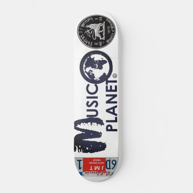 SKATEBOARD PLANÈTE MUSICALE (Recto)