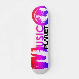 Skateboard PLANÈTE MUSICALE Skateboard, pont de 7 ¾ po