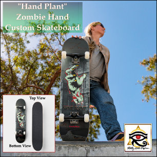 Skateboard Plante main   Main Zombie   Skate personnalisé