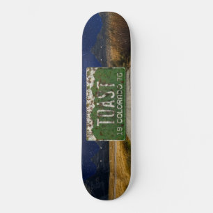 Skateboard Plaque de licence Vintage rouillée Colorado Autom